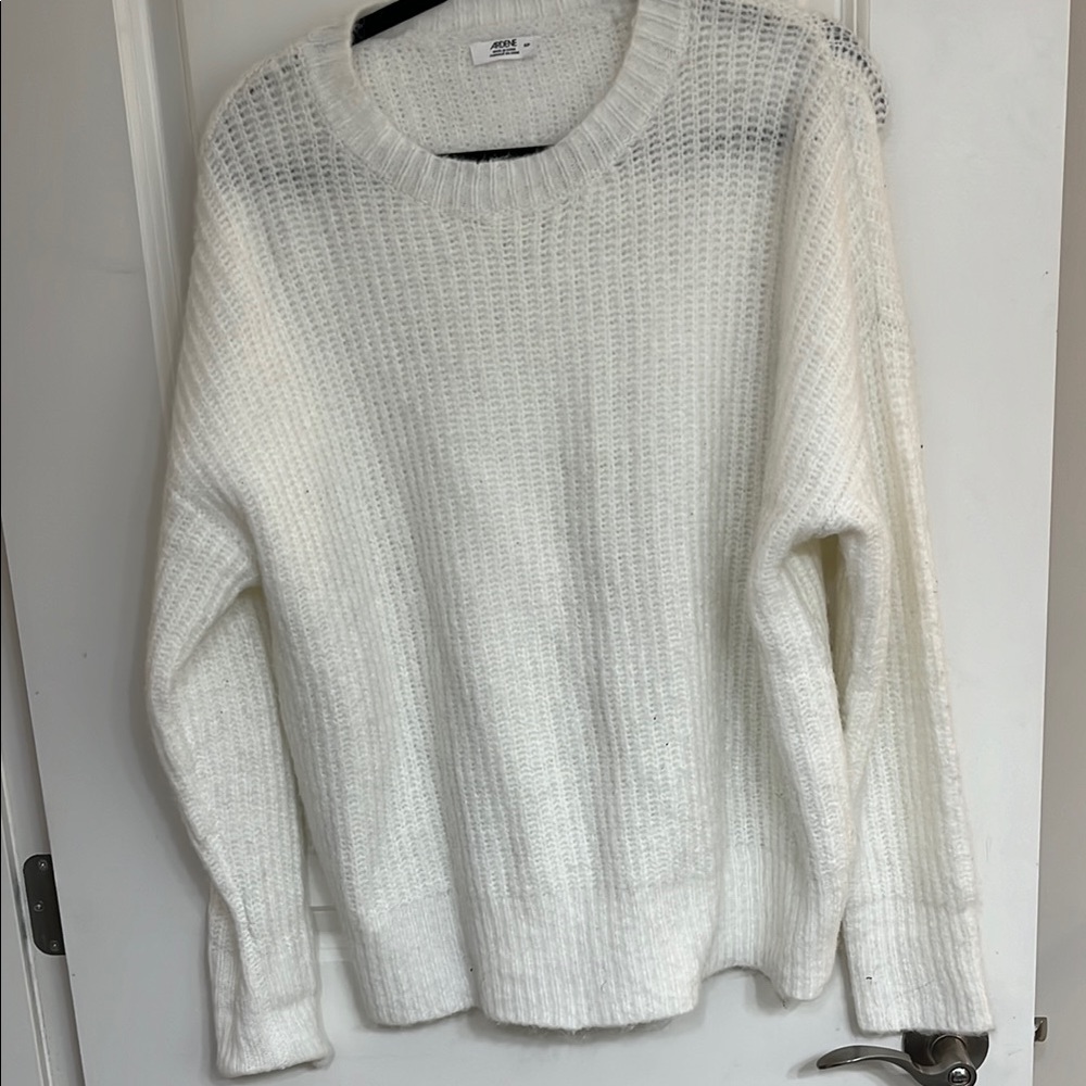 Cozy White Sweater